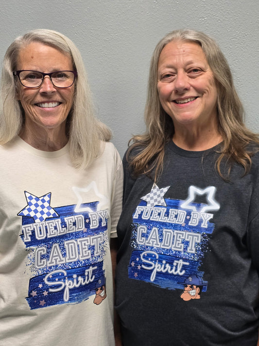 Fueled by cadet spirit Blue