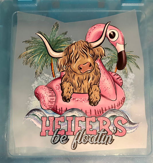 Heifers be floatin